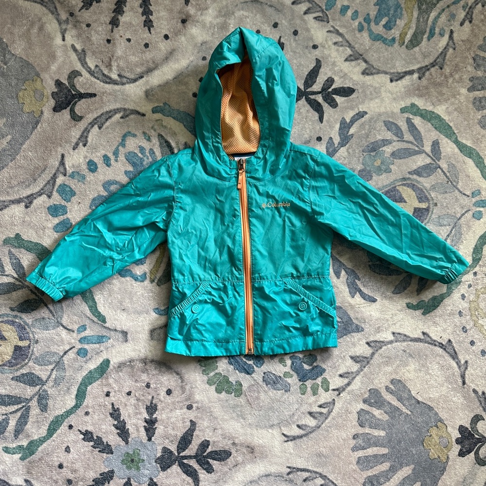 Columbia Mesh Jacket with Peach and Aqua